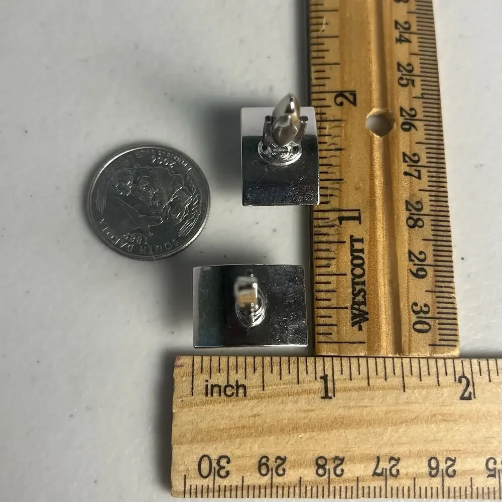 SWANK cufflinks blue